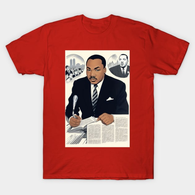 MLK JR 8 T-Shirt by truthtopower